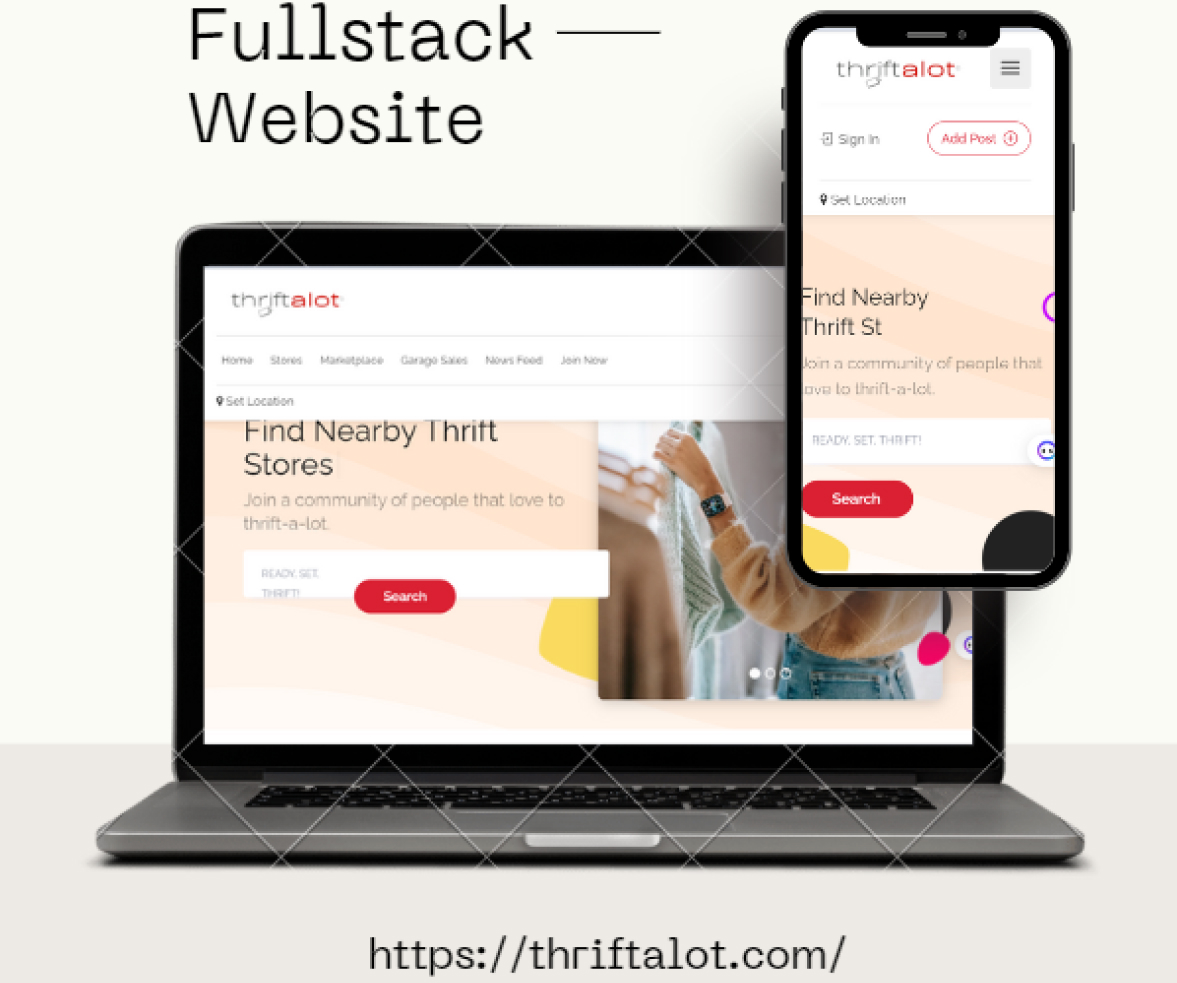 Fullstack Development for Thriftalot